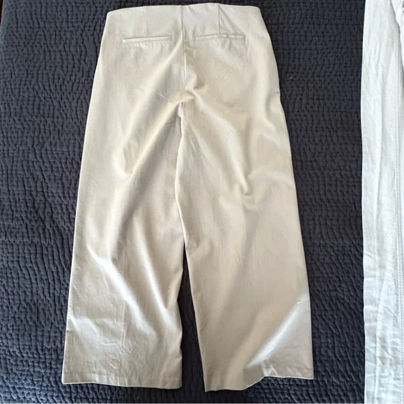 Old Navy Pixie Wide Leg Beige Khaki Pull On Stretch Twill Pants Size XL EUC - Picture 7 of 8